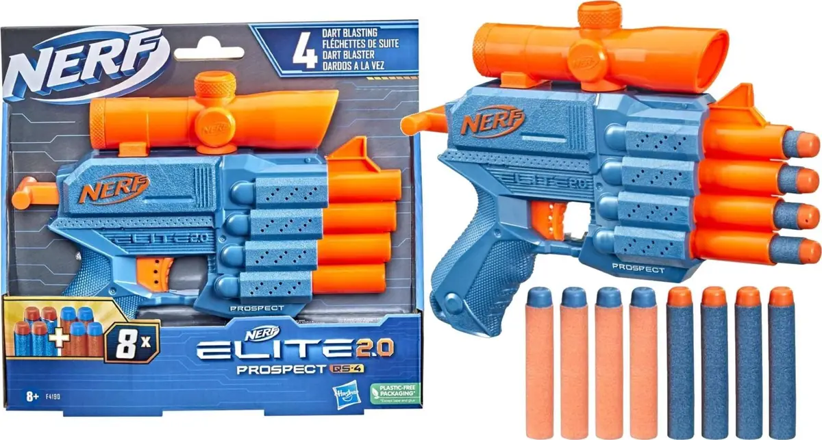 Игрушечный бластер NERF Nerf Elite 2.0 Prospect QS-4 Photo 2