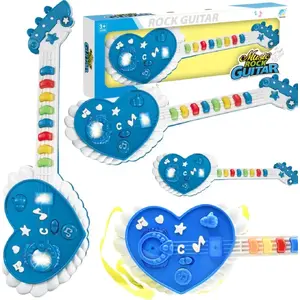 Interactive Children's Guitar ProNice model 968827 with Light Effects (Heart) — Musical Toy