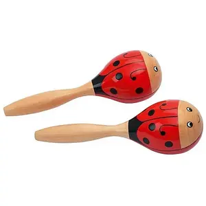 Маракасы музыкальная игрушка Goki Marakas biedronka (61917)