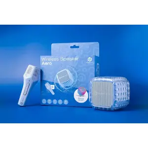 Bluetooth Speaker Karaoke Kids — PowerLocus model (Blue)