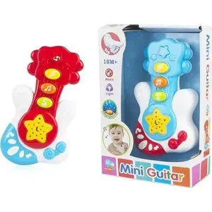 Musical toy guitar Ciuciubabka — children's string instrument, battery-powered sound toy