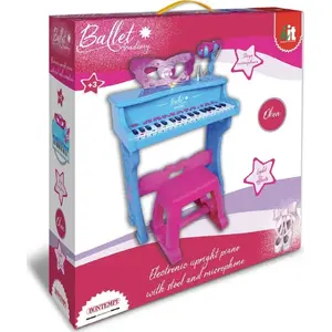 Digital Electronic Piano BonTempi model 041-103777 with bench and microphone