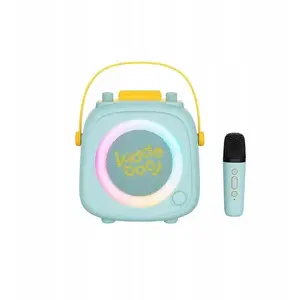 Детский караоке-комплект: колонка и микрофон ATMOSPHERA Kidsvoice KB23028MNT (мятный)