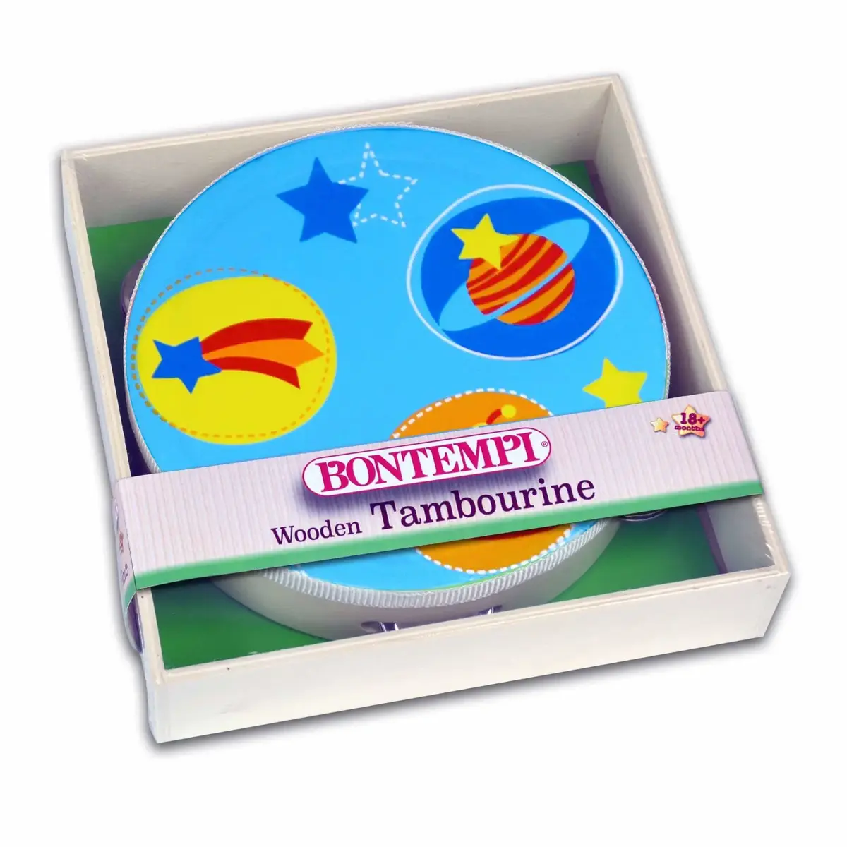 Детский деревянный тамбурин BonTempi 041-561810 Photo 3