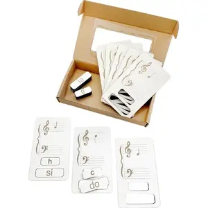 Colorado music workbook — treble clef notation practice (Nauka nut na pięciolinii w kluczu wiolinowym)