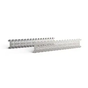 Rack profile SCHROFF 1000D, 3-row depth profile, galvanized aluminum