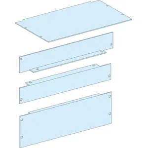 Schneider Electric IP55 plinth cover panel W600 model LVS08393 — metal plinth accessory