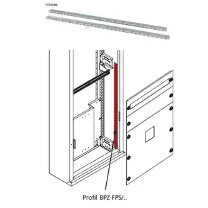 Mounting profile for front covers Eaton BPZ-FPS/7 700 mm (MPN 106436)