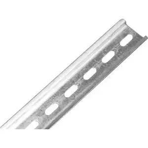 DIN rail PAWBOL TH35 perforated mounting rail E.4105P, 1 m