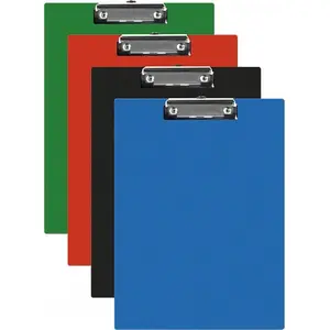 Clipboard board Q-Connect KF16595, PVC A5, mixed colours