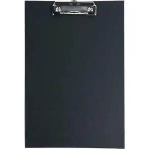 Clipboard board D.Rect A5 PVC with clip, black — D.Rect 348628