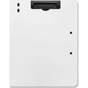 Clipboard folder Tadeo Trading PENMATE A4 with two clips and cover, white