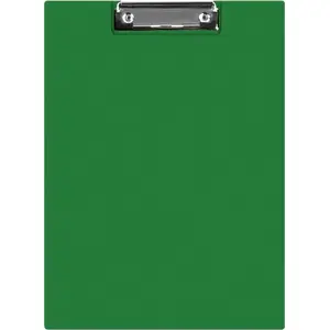 Plastic folder with clip Donau A4, 1.2 mm, green (model 2705001PL-06)
