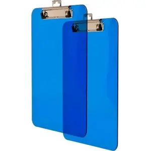 Clipboard board Tetis A4 with metal clip BD641-N, blue