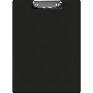 Donau document folder with clip, A4 polypropylene (PP), black, 1.2 mm