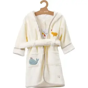 Baby bathrobe FEHN model 56464 size 80 from Natura collection