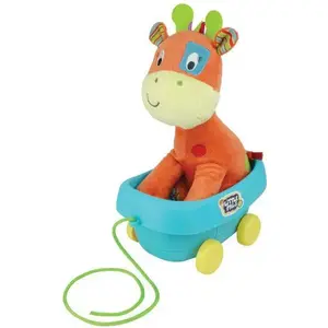 Bērnu rotaļlieta Smily Play Zootulanka 9203 — mīksta plīša grabulīte zīdaiņiem