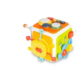 Сенсорный куб Toyz Kostka sensoryczna — развивающая детская куб-игрушка с разными текстурами