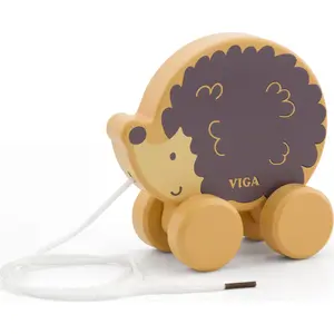 Игрушка на верёвочке ёжик Viga PolarB Januszek 44003 для малышей