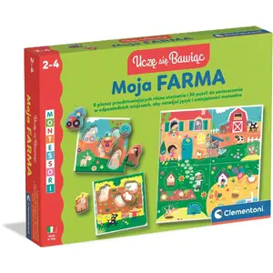 Детская игрушка Clementoni CLM MOJA FARMA 50430 PUD6 — обучающий набор "Ферма"