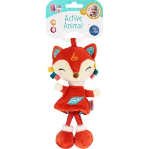 Мягкая музыкальная игрушка Bambam ZAB MUZYCZNA MIEKK LISEK, лисёнок, 12×25×6 см