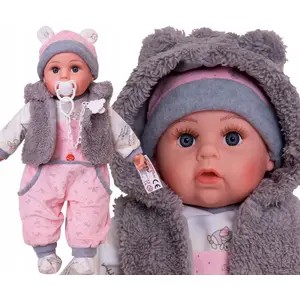Soft Plush Baby Toy Mario 0175 BOBAS WŁÓCZYKIJ 66 - infant cuddly toy, lightweight comfort toy