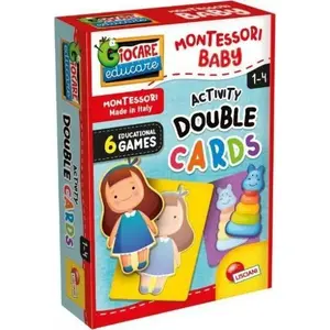 Lisciani Montessori Baby Activity Cards — Lisciani 304-100620, развивающие карточки для младенцев