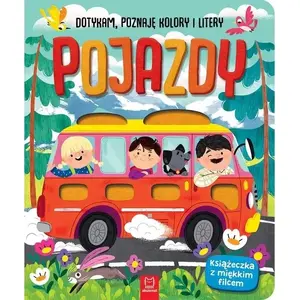 Board Book Aksjomat Książeczka sensor Dotykam, poznaję — Pojazdy (children’s tactile board book)
