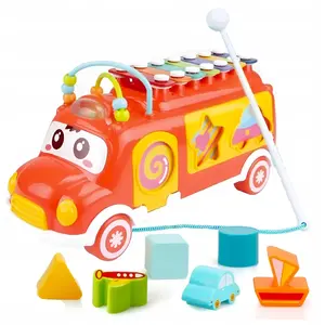 Игрушка конус-сортер Bounn HE8037_R — музыкальная красная для малышей