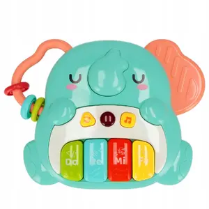 Musical Toy Piano Bambam Slonik B/O 19×17×5 cm — battery-operated baby piano