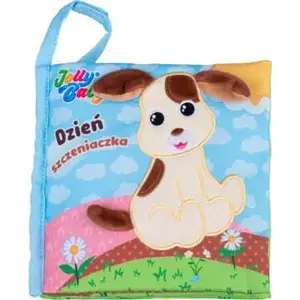 Soft Cloth Baby Book Jolly Baby 'Day of a Puppy' 0m+ – tactile early-learning fabric book