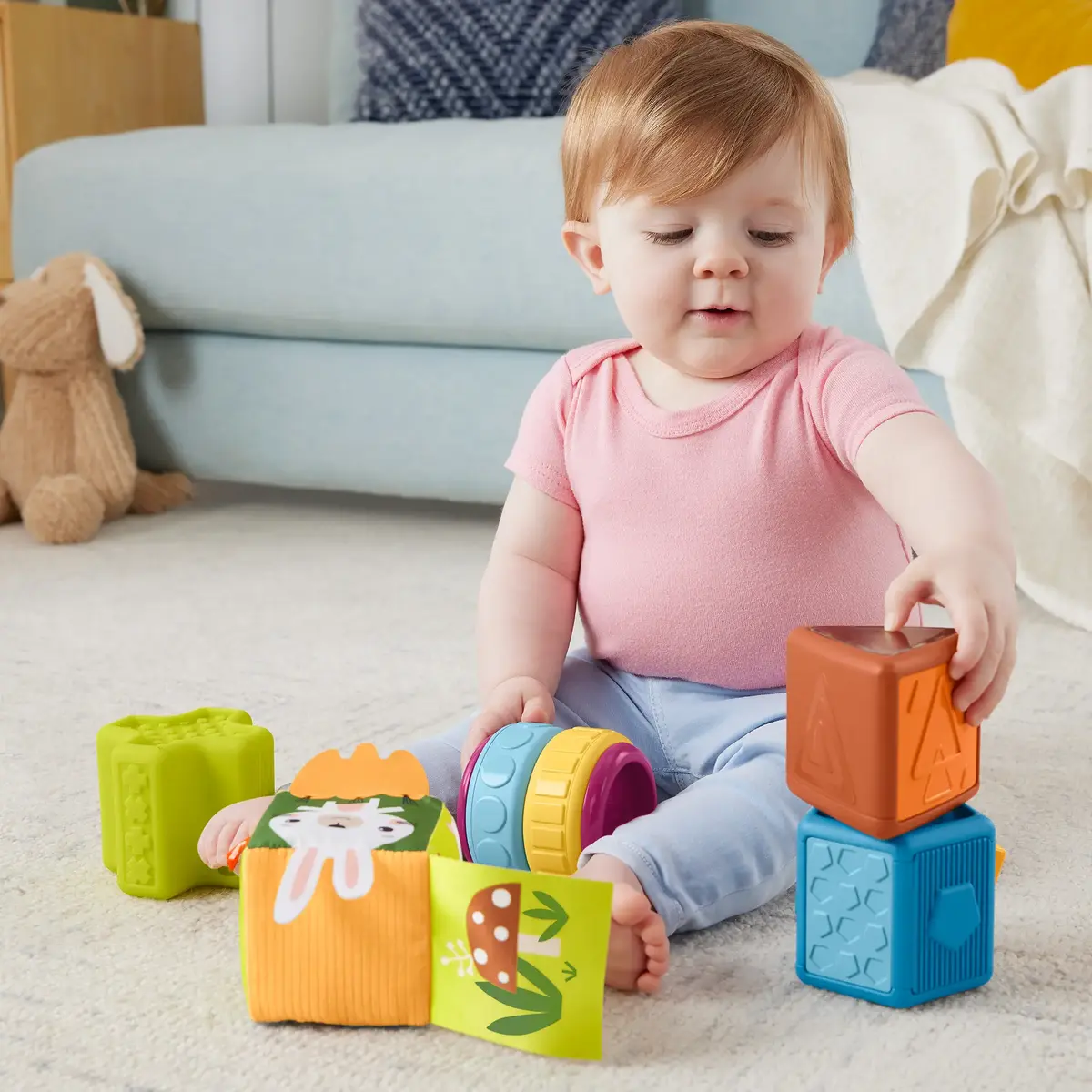 MATTEL Fisher-Price Busy Activity Sensory Blocks Photo 3