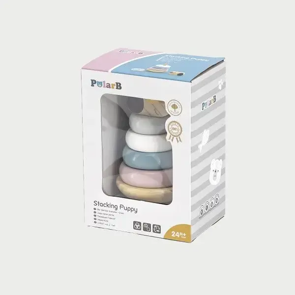 Деревянная PolarB Stacking Puppy viga toys Photo 4