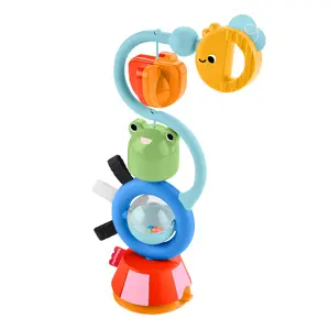 Игрушка на поднос для детского стульчика Fisher-Price (MATTEL) Sensory Sounds — пластик, разноцветная, 3+ мес.