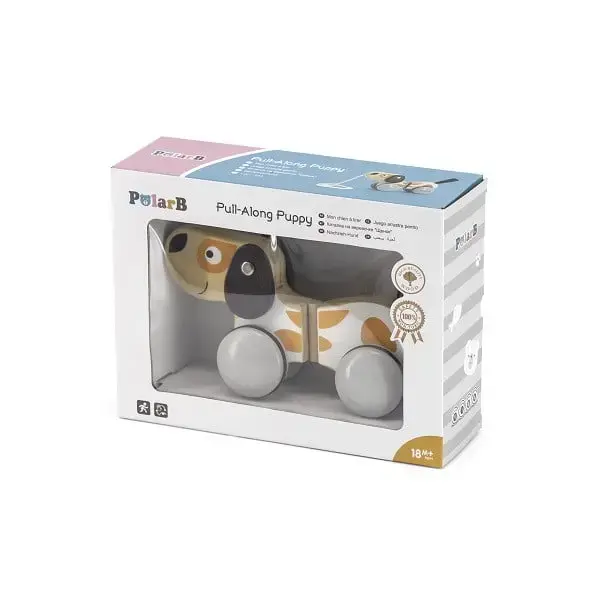 viga toys PolarB Pull Along-Puppy деревянная каталка Photo 3