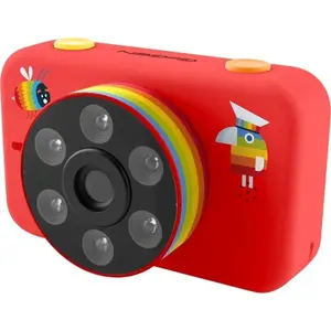 Детский цифровой фотоаппарат ETA GoGEN DECKOFOTOR (красный) - компактная камера для детей