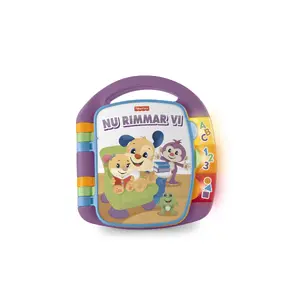 Детская игрушка Fisher-Price Laugh & Learn Storybook Rhymes — интерактивная звуковая книга, 6 мес.–3 года, батарейки AA, пластик, разноцветная