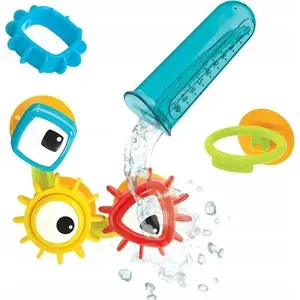 Yookidoo bath toy gears set model 40263 for water play, plastic bath accessory