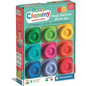 Набор мягких кубиков Clementoni CLEMMY 9 шт. (модель 17604)