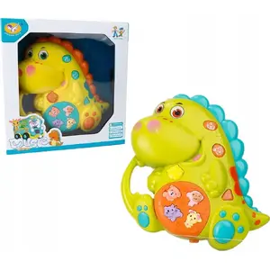 Музыкальная игрушка для младенца TEKA dinuś, модель 568291 — мягкая музыкальная погремушка