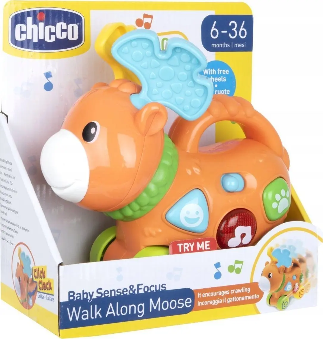 CHICCO muzikas rotallieta 00012167000000 interaktīvs alnis