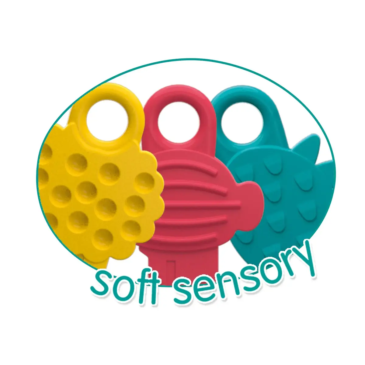SES Sensory play keys bērnu rotaļlieta Photo 3