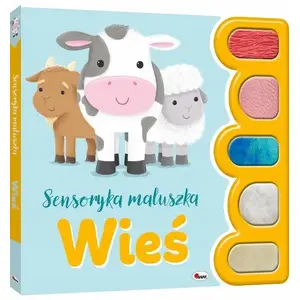 Grāmatiņa Morex Książeczka Sensoryka maluszka. Wieś – sensoro grāmata mazuļiem, lauku/fermas tēma