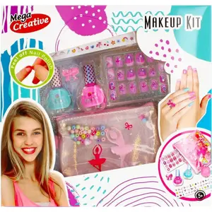 Makeup palette set Mega Creative Zest Piekn Makeup 3 — compact cosmetics case 27×26×5 cm