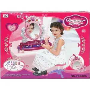 Dressing table set Adar model 1/112520 with accessories, battery-operated lighting (W/B)