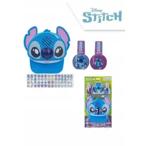 Nail Dryer Kit KIDS SB11214 with 2 Nail Polishes and 56 Nail Stickers — Lilo & Stitch Design for Children