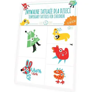 Children's Washable Tattoos Zuzu Toys Potwory (Monsters) – set by Zuzu Toys, MPN 145660