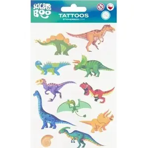 Tattoo stickers Gazelo Tatuaże Dinozaury by Gazelo — temporary body tattoos with dinosaur designs