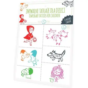 Temporary Washable Tattoos for Kids Zuzu Toys – Cartoon Characters, Pack MPN 145656