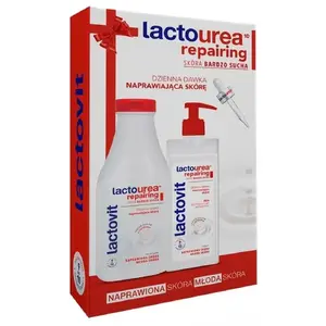 Lactovit LACTOUREA komplekts — dušas želeja un ķermeņa balzams